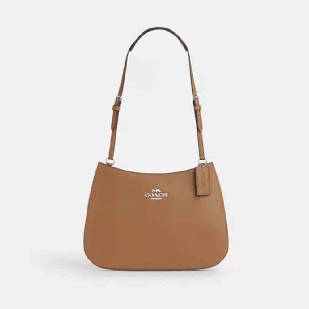 Coach Tan Leather Shoulder Bag